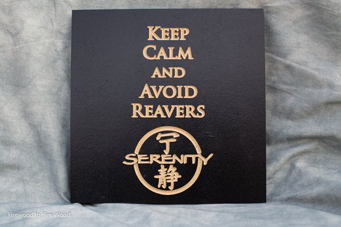 Avoid Reavers Sign, 9x9