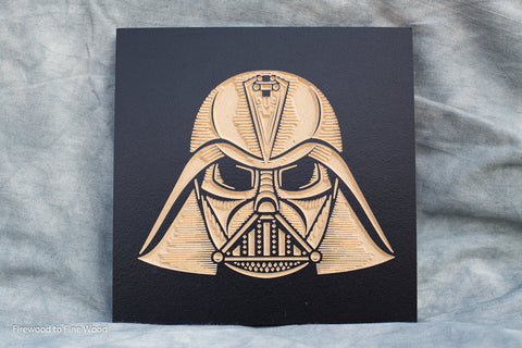 Vader Head Sign, 9x9