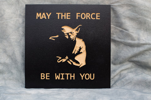 Yoda Force Sign, 9x9